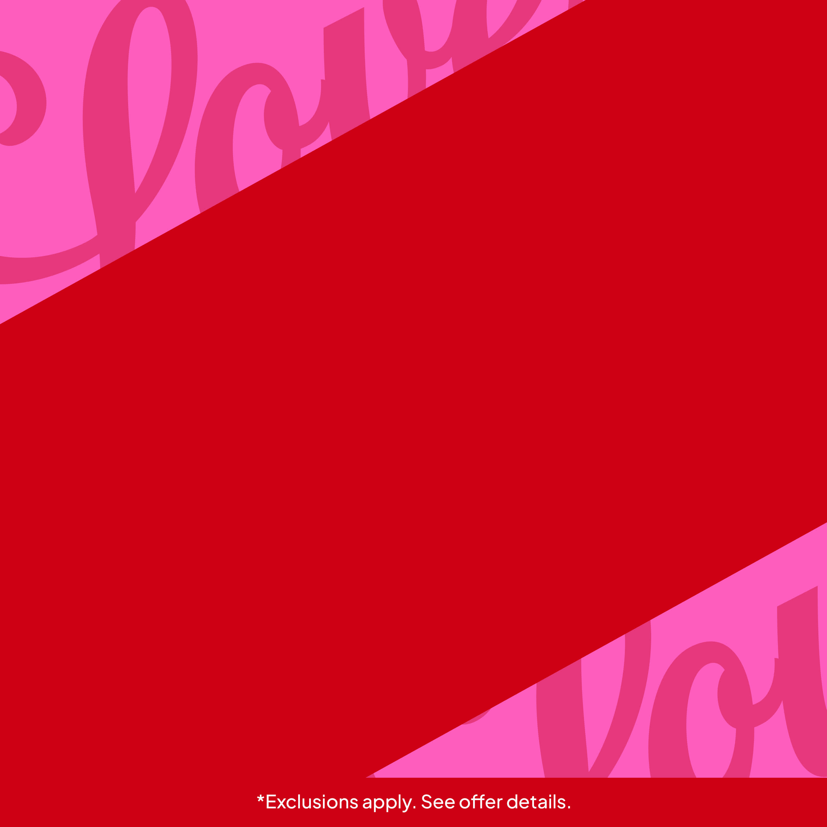 20% off select Haircare with code LOVE